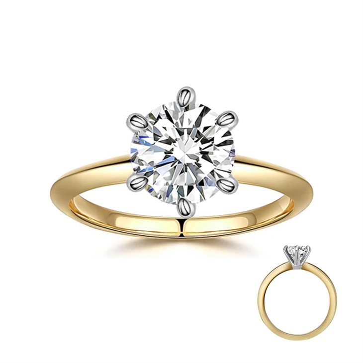 2 Carat Lab Grown Diamond Engagement Ring